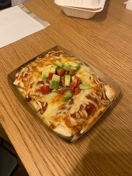 Vegan Enchiladas at Gabylicious in Crawley