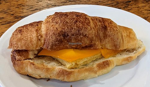 Vegan croissant sandwich at Caffè Nero - Summer St in Boston