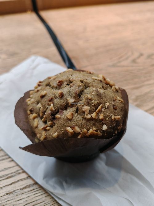 Vegan matcha muffin at Coffee Fellows - Antonsgasse in Cologne