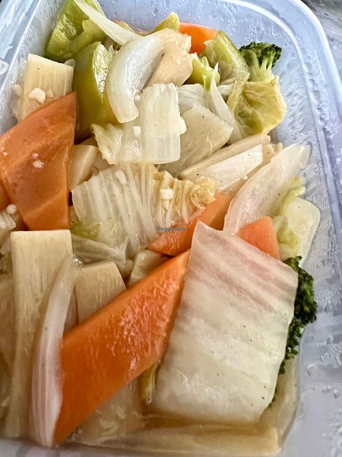 Mixed vegetables stir fry at Eastern Feast in Aberdeen