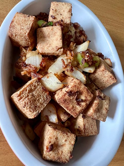 Salt & chilli tofu at Eastern Feast in Aberdeen