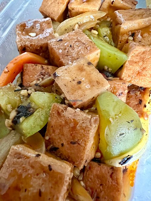 Tofu with black bean sauce  at Eastern Feast in Aberdeen