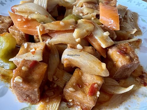 Szechuan Tofu with vegetables   at Eastern Feast in Aberdeen