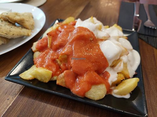 Starter / Patatas bravas at La Regina Restaurante in Madrid