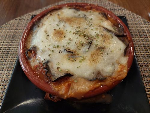 Main / Moussaka at La Regina Restaurante in Madrid