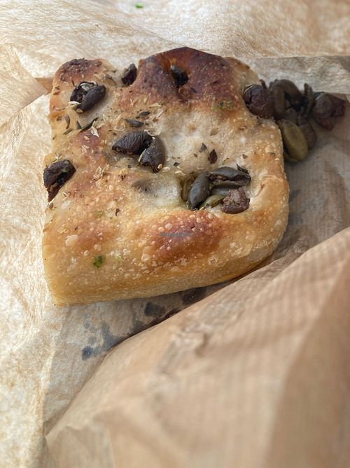Olive Focaccia   at All Things Dough in Lagos