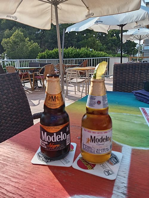 Cheers 🍻 at Pacifico Soul Kitchen in Mallorca