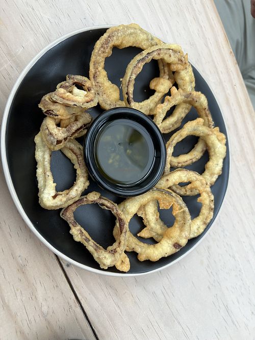 Onion Rings  at La Bendita in Puerto Vallarta