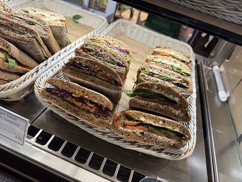 sandwiches  at Dean & David - Hbf in Frankfurt