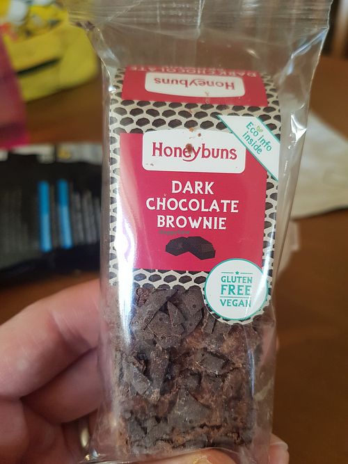 Dark chocolate brownie at Dobbies Garden Centre Ponteland in Newcastle Upon Tyne