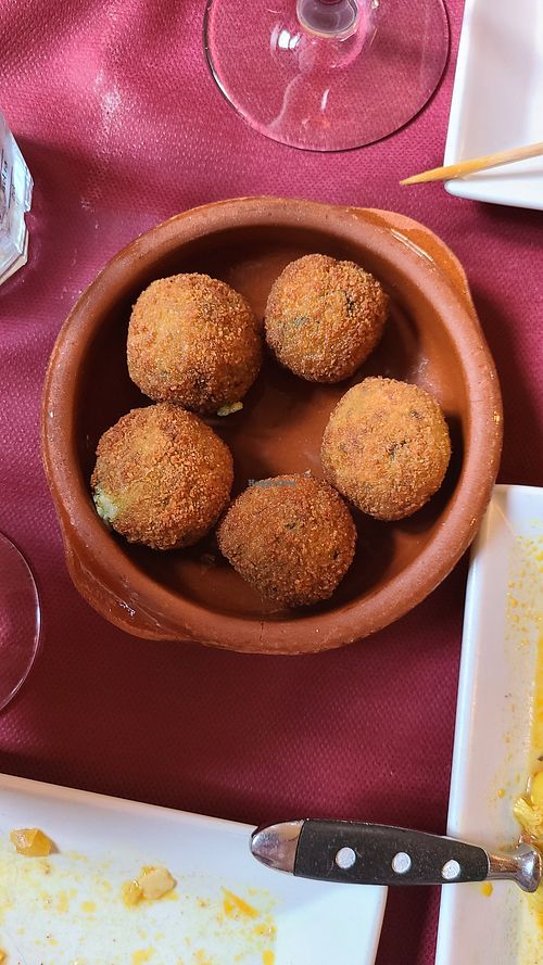 Croquettes aux épinards at Don Robert in Heidelberg