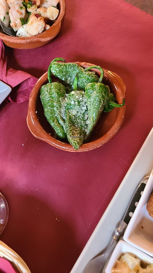 Pimientos de Padrón at Don Robert in Heidelberg