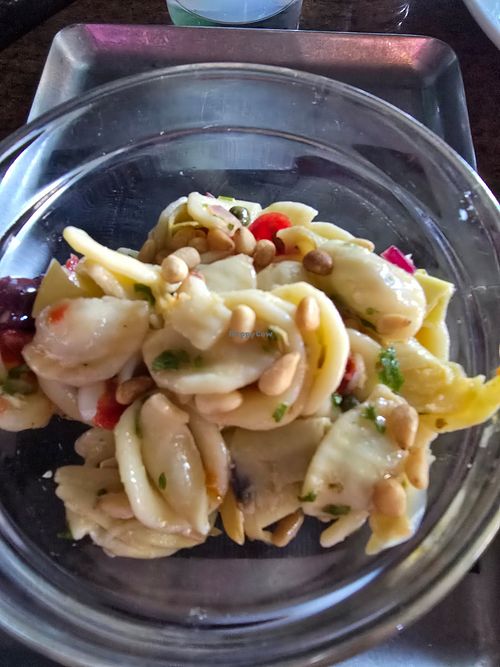 Pasta salad ordered without cheese at Pisa Lisa - West Sedona in Sedona