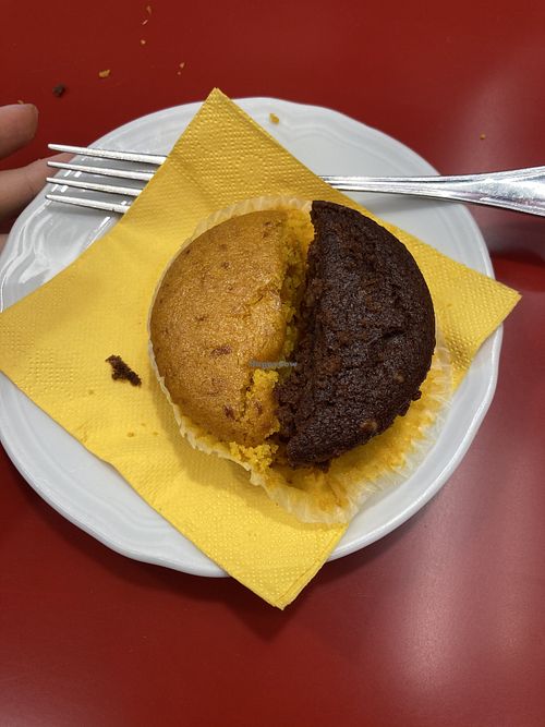 Vegan carrot and chocolate cake  at L'Agora di Fabrizio in Capena