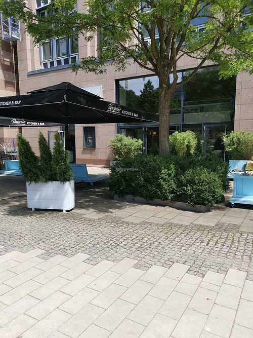Outside at Personio Kitchen & Bar in Munich