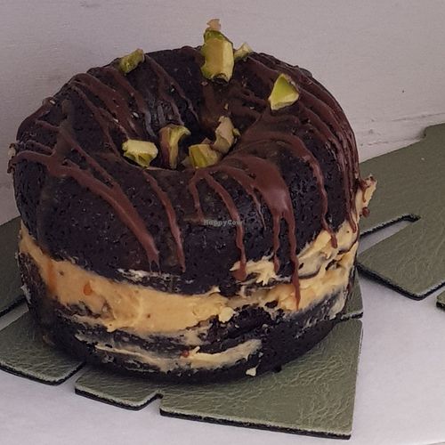 Pistachio and caramel bronut 😋 at The Tree Rooms in Peterlee