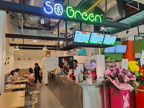 Restaurant layout at So Green in East Singapore