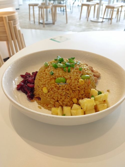 Pineapple Fried Rice at iVegan 爱素 - Katong in Central Singapore