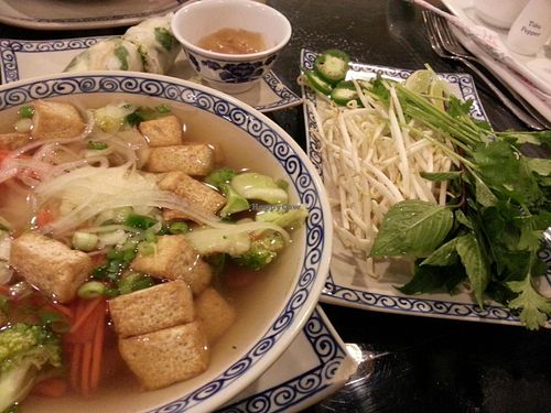 veg pho at Viet Kitchen in Phoenix