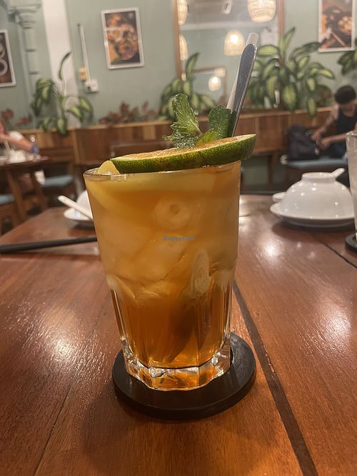 Iced teaa  at Nhà Hàng Chay NẤM in Phu Quoc