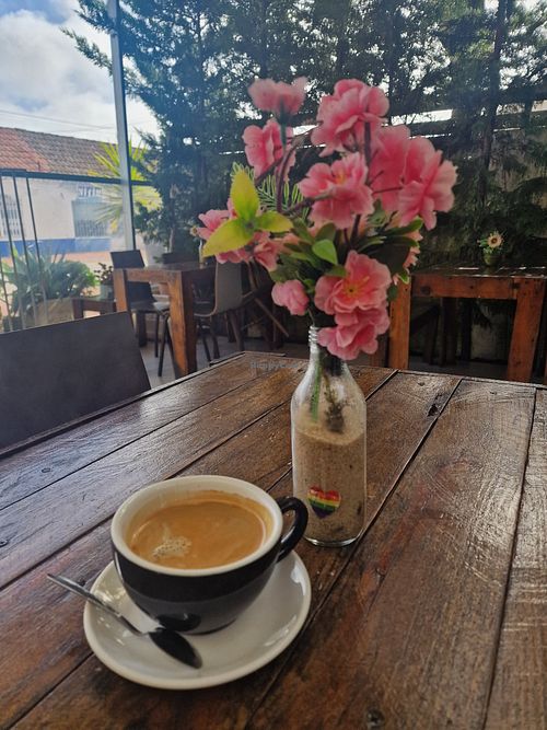 Americano yum! at Mundi Café in Charneca Da Caparica