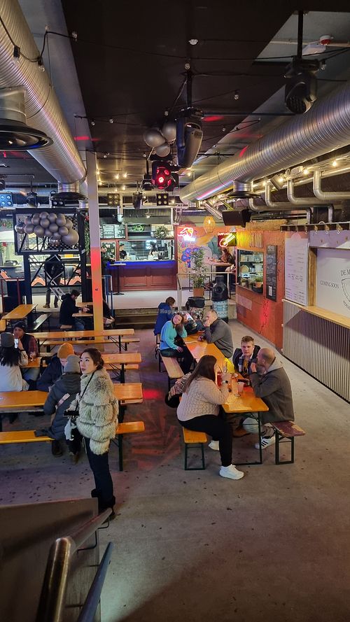 Seating area at Silk Road in Oslo