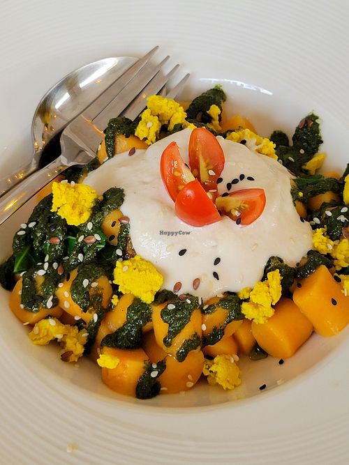 Potato gnocchi at Pure Vegan Heaven - Thong Sala in Koh Phangan