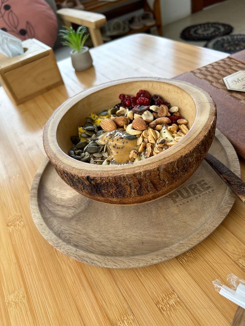 Acai Nutty bowl  at Pure Vegan Heaven - Thong Sala in Koh Phangan