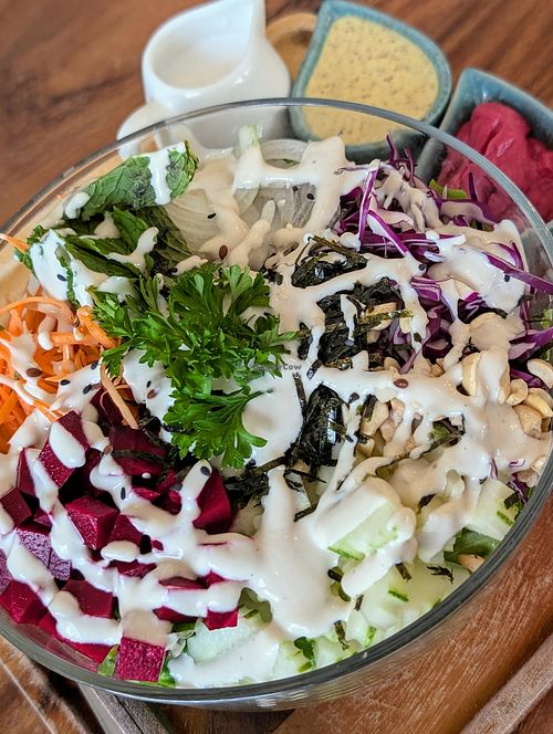 Goddess salad at Pure Vegan Heaven - Thong Sala in Koh Phangan