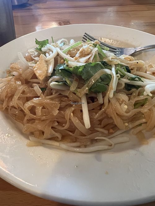 Vegan pad thai  at Annie's Cambodian Cuisine in Eureka