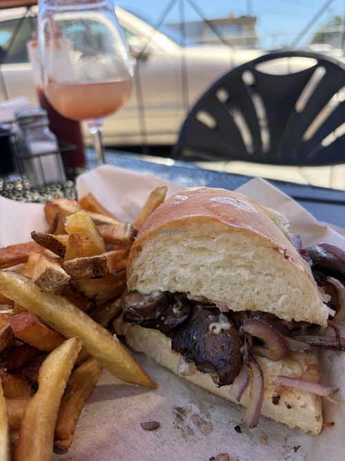 Beyond shroomy po-boy   at Cafe Nooner in Eureka