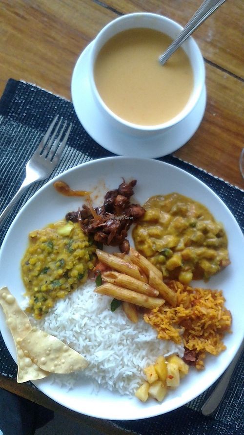 Another tasty plate on a third visit. at Northern Station in Jaffna