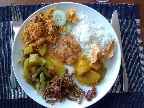 Buffets needn't be bland!   at Northern Station in Jaffna