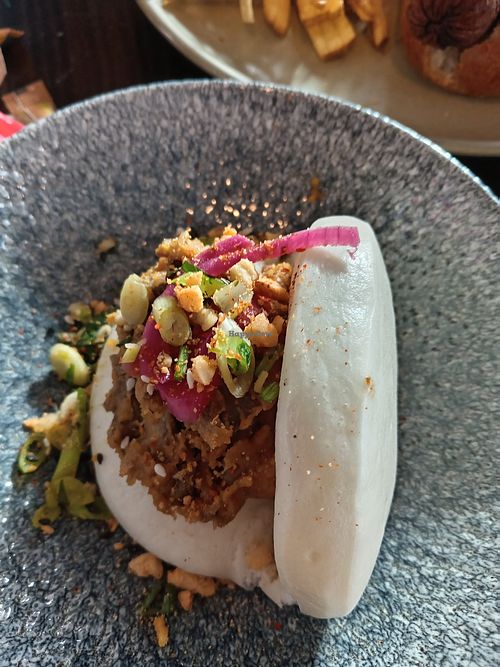 Satay Mushroom Bao Bun at City Screen Picturehouse in York