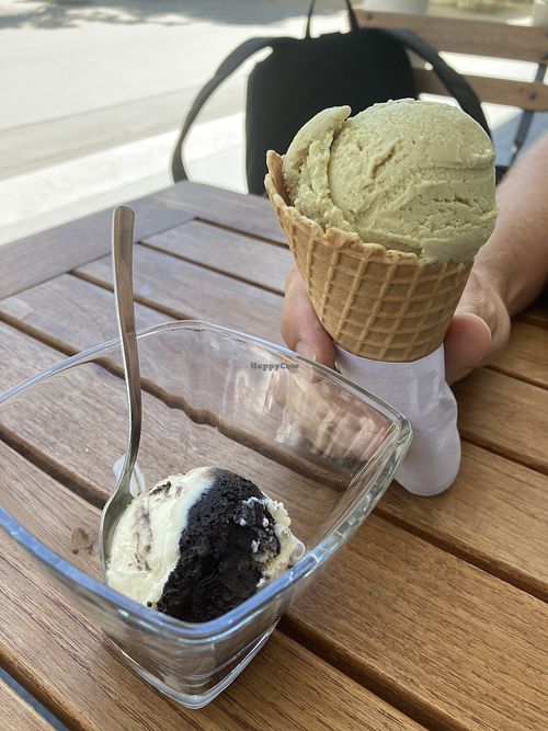 oreo and vanilla  at Chika Sladoled in Ljubljana