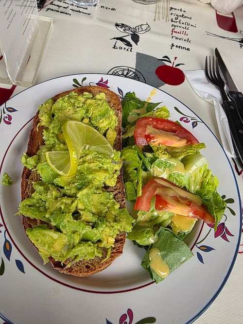 Avocado on sourdough. Delicious. at Cup of Joe in Brighton