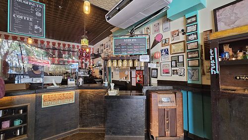 Inside at Dun-Well Doughnuts in Brooklyn