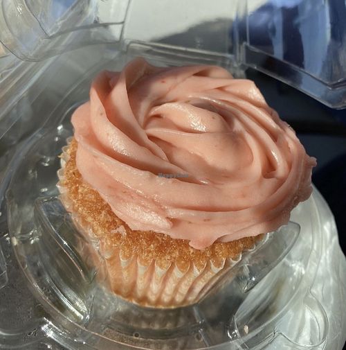 Strawberry cupcake   at Majani in Chicago