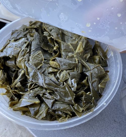 Collard greens are legit   at Majani in Chicago
