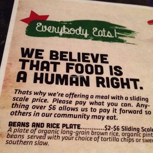 they understand it takes a village and that's cool at Rosetta's Kitchen in Asheville