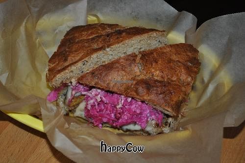 Tempeh Rueben Sandwich at Rosetta's Kitchen in Asheville
