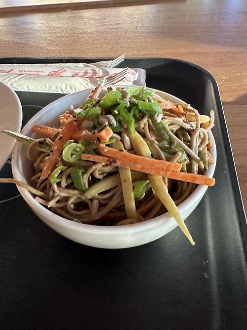 Cold sesame soba  at The Rogue Panda in Brooklyn