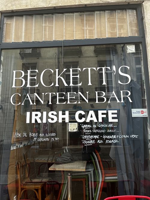 Outside   at Le Becketts in Nantes