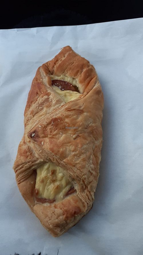 Cheese and bacon pastry at Grain & Goodness in Tynemouth