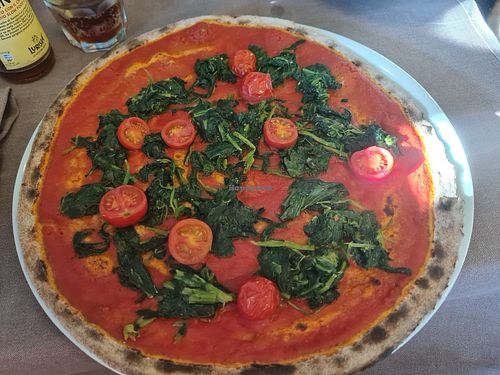 Pizza made with ingredients requested by me 😀 at Risoamaro in Mariano Comense