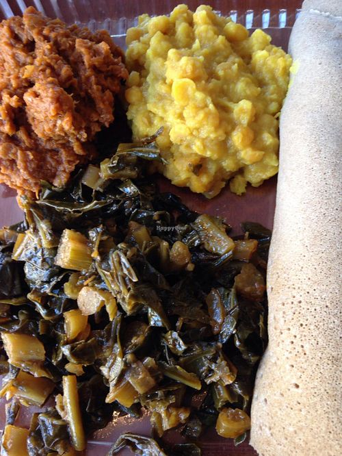 Fasting season vegan Ethiopian food special at Flaxella in Bethesda