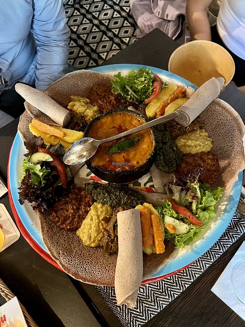 Vegan platter to share   at Daaro  in Neu-isenburg