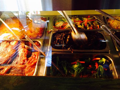 Some sides in the hot bar at Sweet and Natural in Mount Rainier