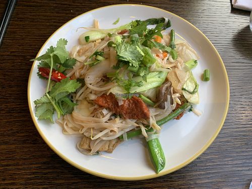 Stir Fried Noodles and Vegetables  at Non Viet Vegan in Edinburgh