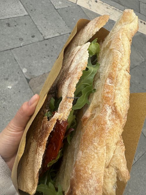 Viola sandwich (vegan)  at I' Bacaro de' Bischeri in Venice